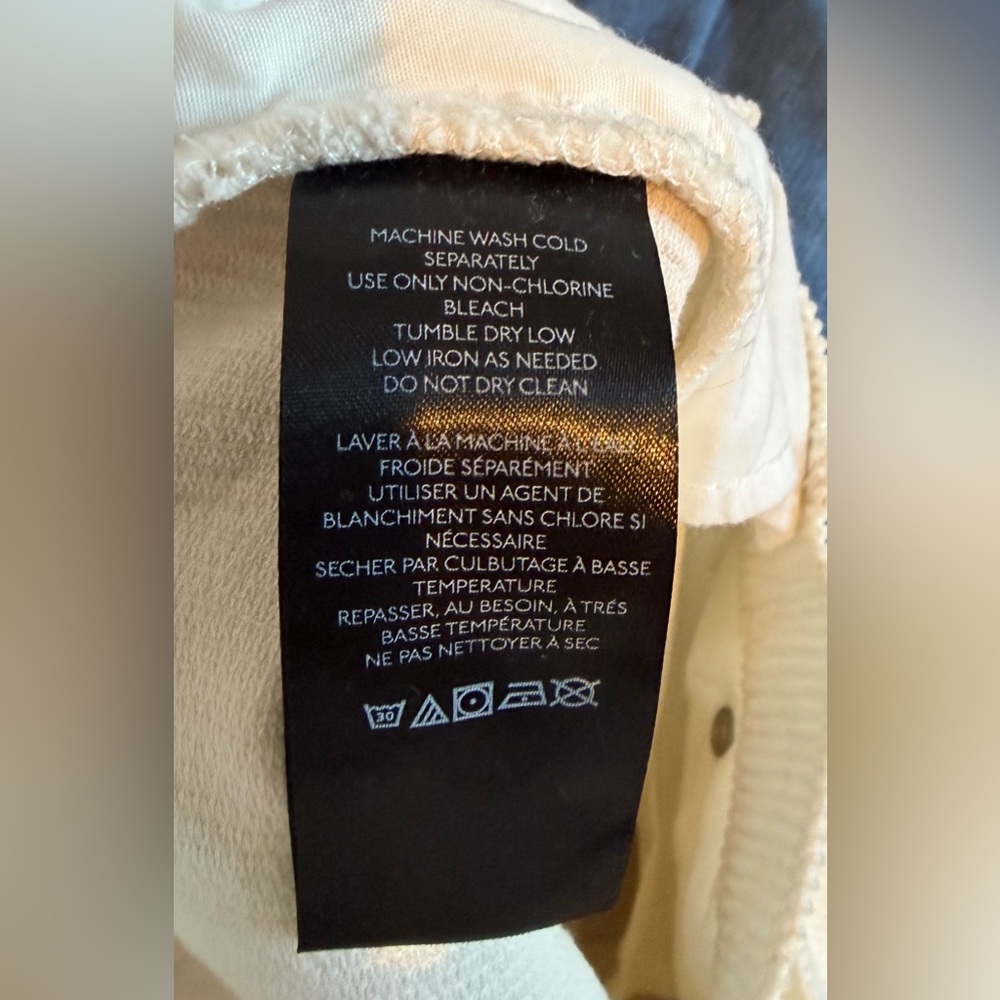 UO BDG high & wide cords. NWT. Size 27. Cream. - Picture 6 of 6